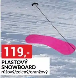 Baumax Plastový snowboard nabídka