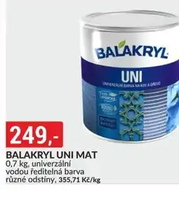 Baumax Balakryl uni mat nabídka
