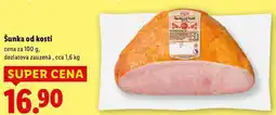 Lidl Šunka od kosti, cena za nabídka