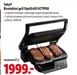 Lidl Tefal Kontaktní gril OptiGrill GC7P08 nabídka