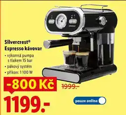 Lidl Silvercrest Espresso kávovar nabídka