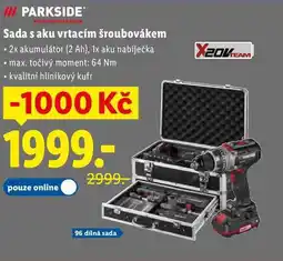 Lidl Sada s aku vrtacím šroubovákem nabídka