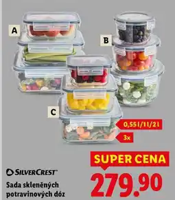 Lidl Sada skleněných potravinových dóz nabídka