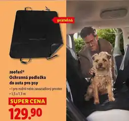 Lidl zoofari Ochranná podložka do auta pro psy nabídka
