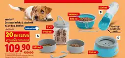 Lidl zoofari Cestovní miska/zásobník na vodu a krmivo nabídka