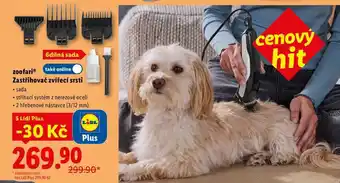 Lidl zoofari Zastřihovač zvířecí srsti nabídka