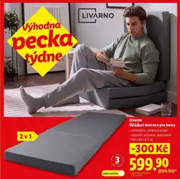 Lidl Livarno Skládací matrace pro hosty nabídka