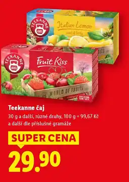 Lidl Teekanne čaj nabídka
