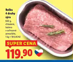 Lidl Rolka 4 druhy sýra nabídka