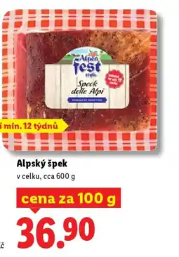 Lidl Alpen Fest Alpský špek nabídka