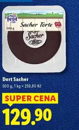 Lidl Alpen Fest Dort Sacher nabídka