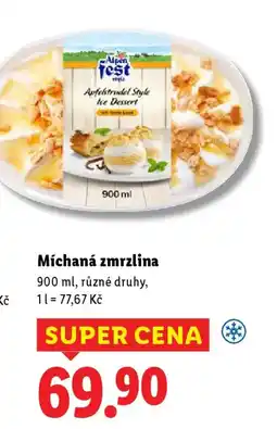 Lidl Alpen Fest Míchaná zmrzlina nabídka