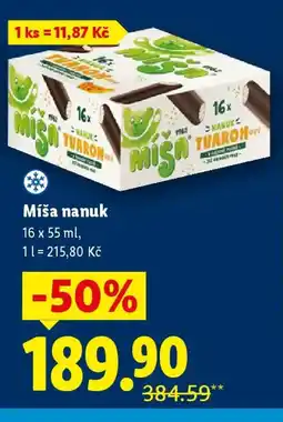 Lidl Míša nanuk nabídka