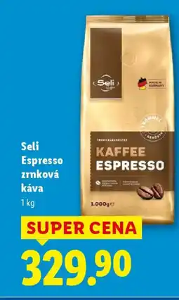 Lidl Seli Espresso zrnková káva nabídka