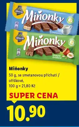 Lidl OPAVIA Miňonky nabídka