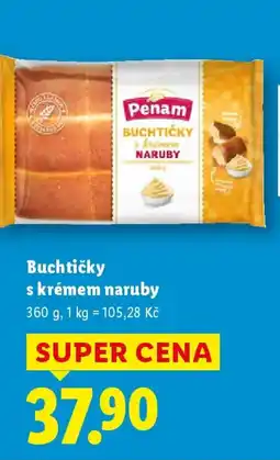 Lidl Penam Buchtičky s krémem naruby nabídka