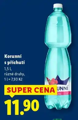 Lidl Korunní s příchutí nabídka