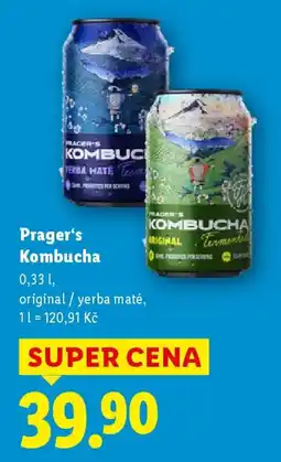 Lidl Prager's Kombucha nabídka
