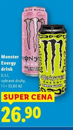 Lidl Monster Energy drink nabídka