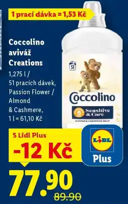 Lidl Coccolino aviváž Creations nabídka