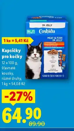 Lidl Coshida Kapsičky pro kočky nabídka