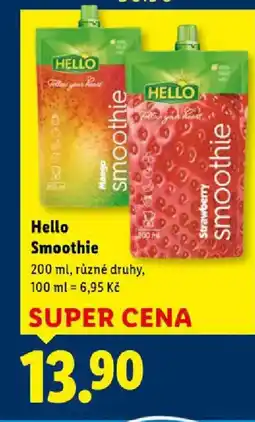 Lidl HELLO Smoothie nabídka