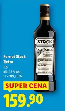 Lidl Fernet Stock Retro nabídka