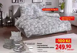Lidl Livarno Ložní povlečení z mikrovláknitého saténu nabídka