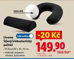 Lidl Livarno Šíjový/viskoelastický polštář nabídka