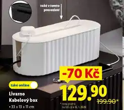 Lidl Livarno Kabelový box nabídka