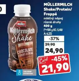 Kaufland Müllermilch protein nabídka