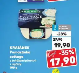 Kaufland Krajánek pomazánka cottage s tuňákem nabídka
