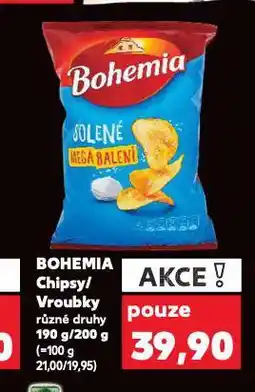 Kaufland Bohemia chipsy nabídka