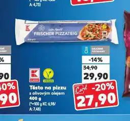 Kaufland Těsto na pizzu nabídka