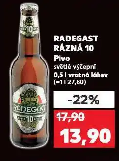 Kaufland Pivo radegast nabídka