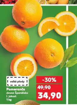 Kaufland Pomeranče nabídka