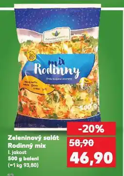 Kaufland Zeleninový salát rodinný mix nabídka