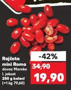 Kaufland Rajčata mini roma nabídka