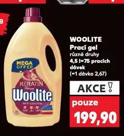 Kaufland Woolite prací gel nabídka