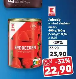 Kaufland Jahody nabídka