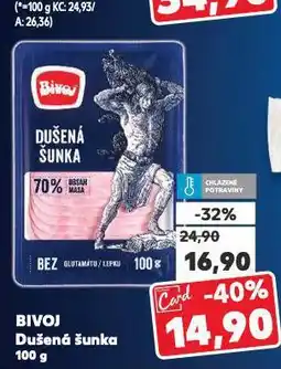 Kaufland Bivoj dušená šunka nabídka