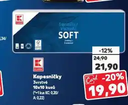 Kaufland Kapesníčky nabídka