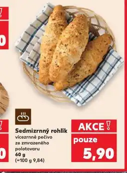 Kaufland Sedmizrnný rohlík nabídka