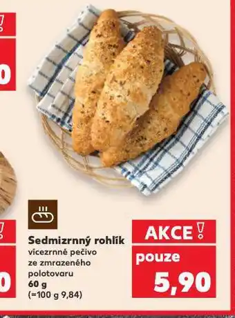 Kaufland Sedmizrnný rohlík nabídka
