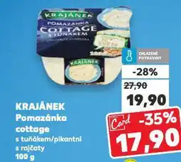 Kaufland Cottage pomazánka se sušenými rajčaty pikant nabídka