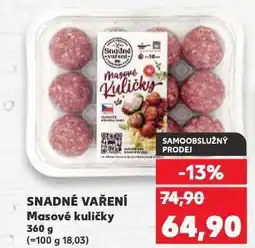 Kaufland Masové kuličky nabídka