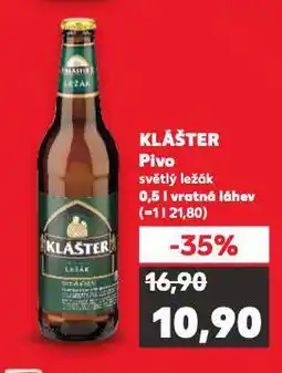Kaufland Pivo klášter nabídka