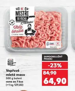 Kaufland Vepřové mleté maso nabídka