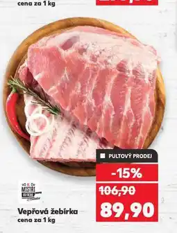 Kaufland Vepřová žebírka nabídka