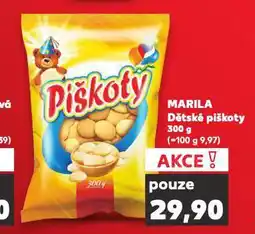 Kaufland Marila dětské piškoty nabídka